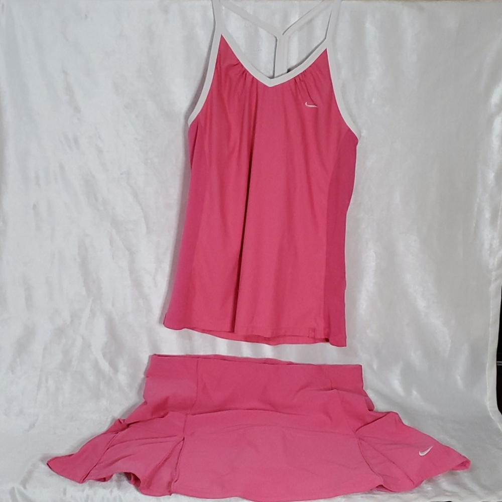 Nike Tennis tank top and skirt/skort set
